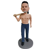 Custom Muscled Man With Axe Bobblehead